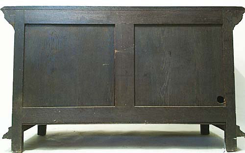 4157-reverse side of antique cabinet