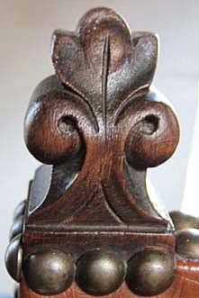 4107-finial from gothic dining chair