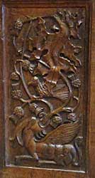 bird and thistle on louvre chest oa 7371