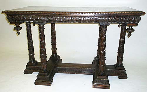 french antique Renaissance Croix-de-Lorraine Table