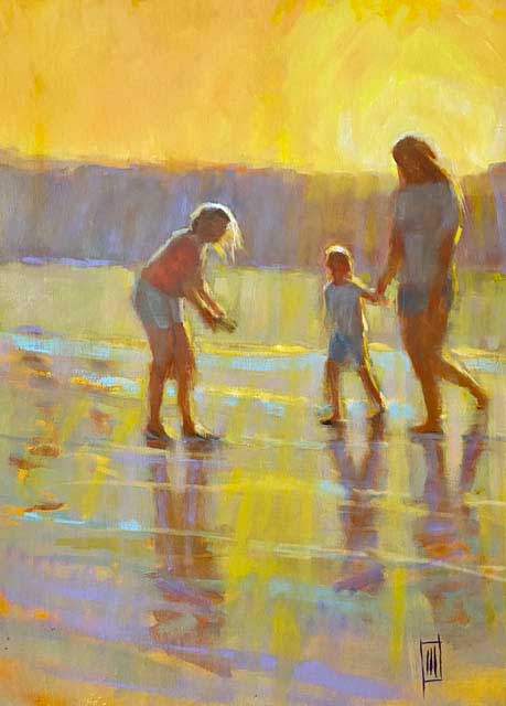 julie wende beach scene